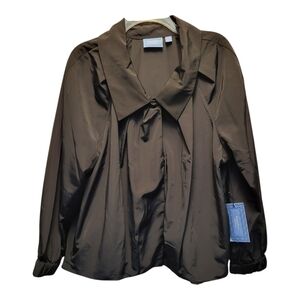 NWT Simply Vera Vera Wang Black Lightweight Jacket - Size XL